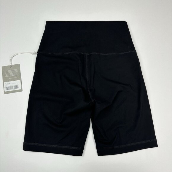 Everlane‎ Women’s NWT Black Athletic The Perform Biker Short Small/W23/L8 - Picture 4 of 11